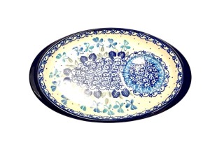 469 Bunzlau Serveer Schaaltje 2751X 469 Serveerschaaltje 13,5x21,5 cm